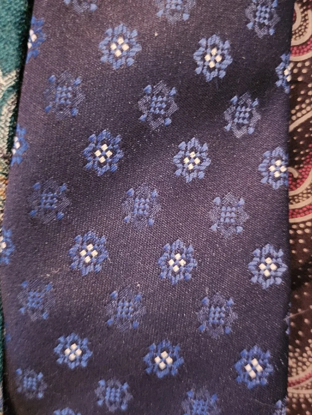 4pc Men’s Silk Tie Lot Nordstrom Don Loper Van Heusen Vintage Metcalf Cravats